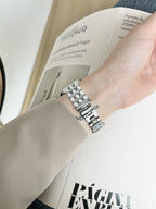 Women's Premium Pearl Chain Metal Strap