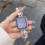 Pearl Metal Chain Design Watch Band