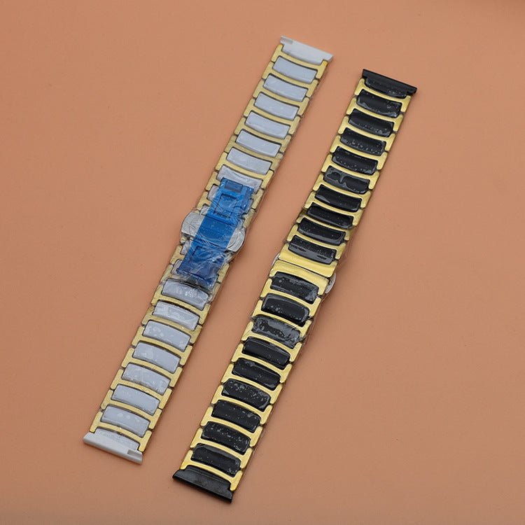 Stainless Steel Ceramic Smart Watch Strap