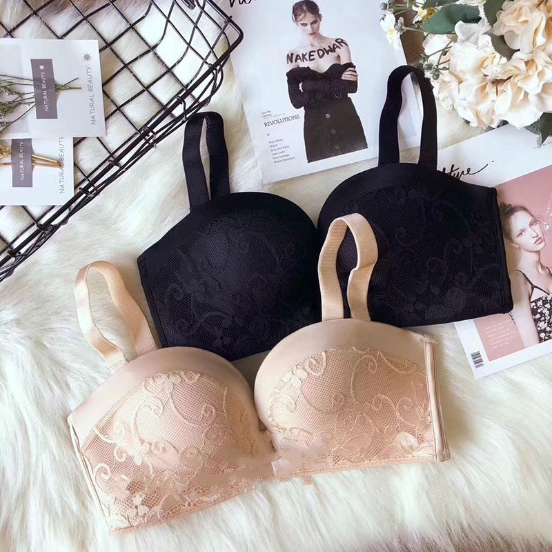 A strapless invisible bra