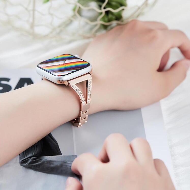 Metal Diamond Stainless Steel Strap