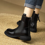 Soft Bottom British Style Vintage Martin Boots Women