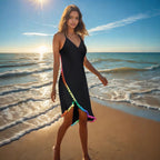Tassel Suspender Bikini Smock Dress