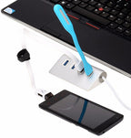 Household Portable Aluminum Alloy Four-port Hub